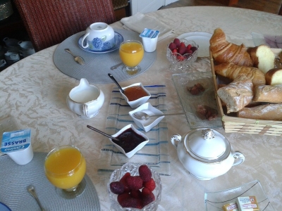 Petit-déjeuner chambre l'Escale